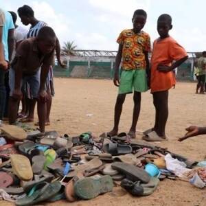 В Либерии 11 детей погибли в результате давки в церкви. Фото