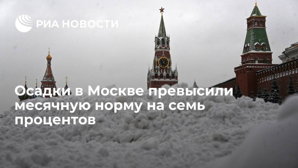 Синоптик Леус: осадки в Москве превысили месячную норму на семь процентов