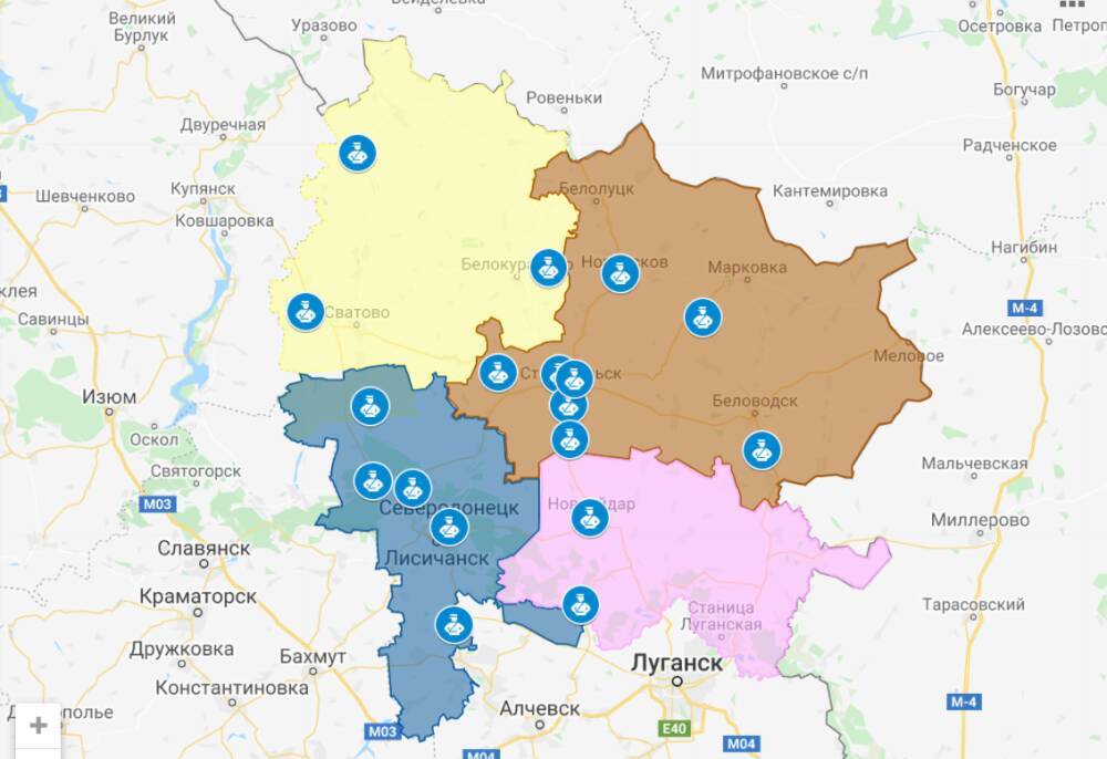 На Луганщине доступна интерактивная карта полицейских станций: полезная информация для жителей региона