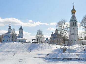 Начало новой рабочей недели в Вологодской области будет снежным и морозным