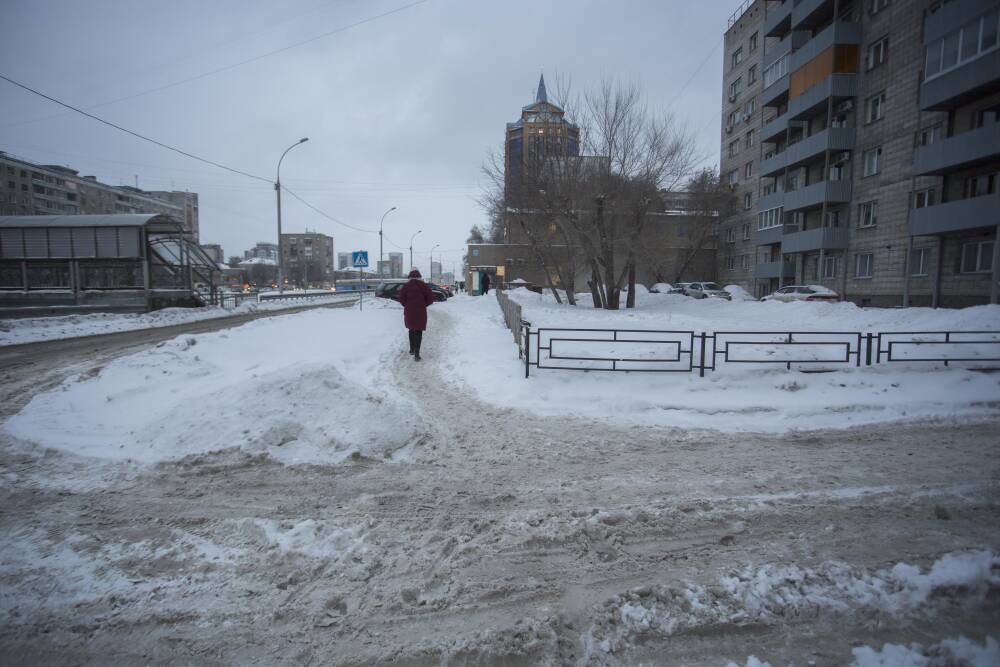 Мэр Новосибирска Локоть потребовал за неделю проверить не убранные от снега участки