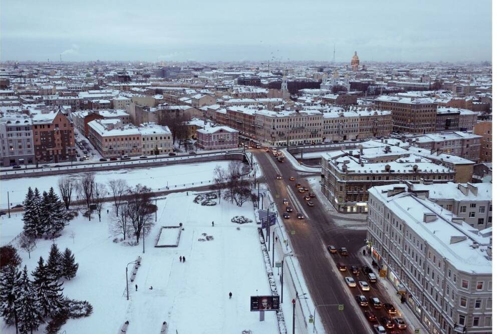 Похолодание и мокрый снег придут в Петербург 25 января
