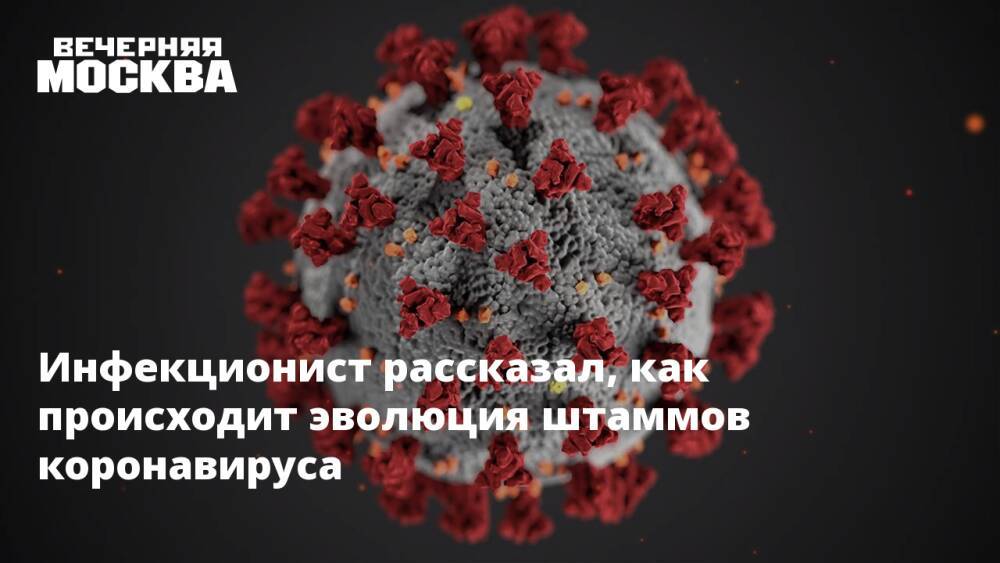 Инфекционист рассказал, как происходит эволюция штаммов коронавируса