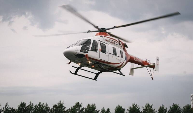 В Башкирии жители одного из районов заметили в воздухе вереницу из вертолетов