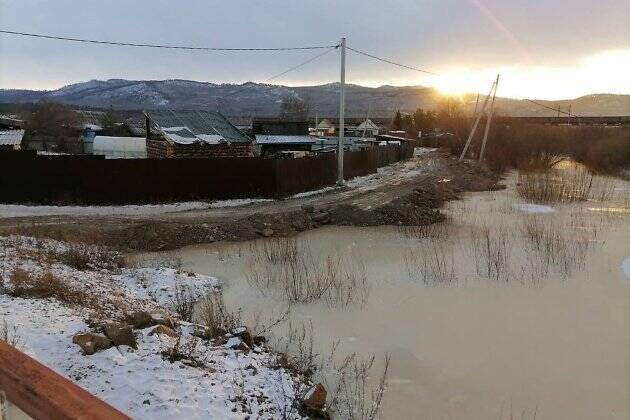 Пять сёл подтопило грунтовыми водами в Читинском районе