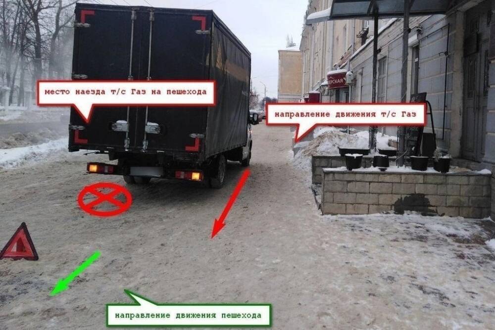 Костромские ДТП: водитель грузовой «Газели» сбил пенсионерку, двигаясь задним ходом