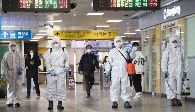 В Южной Корее зарегистрирована вспышка заражений коронавирусом