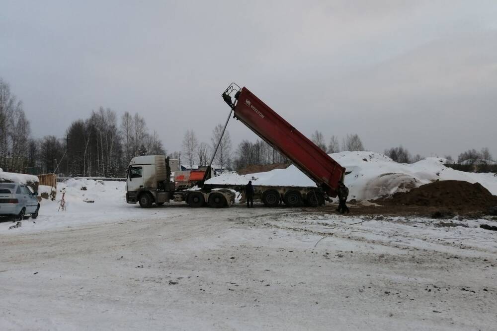 В костромском райцентре Шарья началось строительство ледовой арены