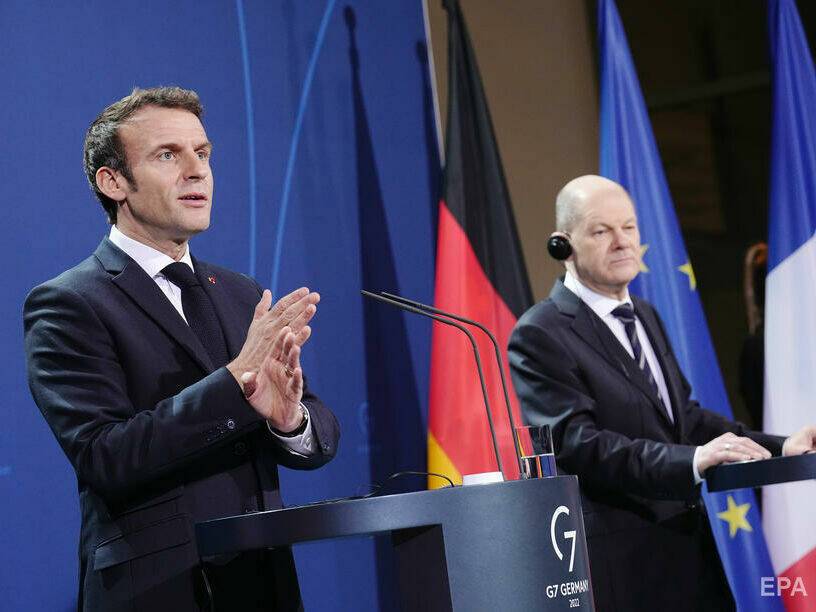 Франция и Германия призывают Россию к деэскалации ситуации с Украиной