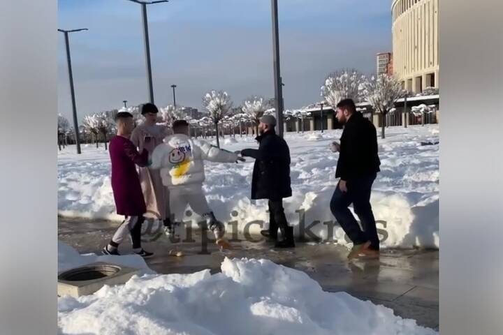В парке «Краснодар» прохожие устроили драку с тиктокерами в платьях