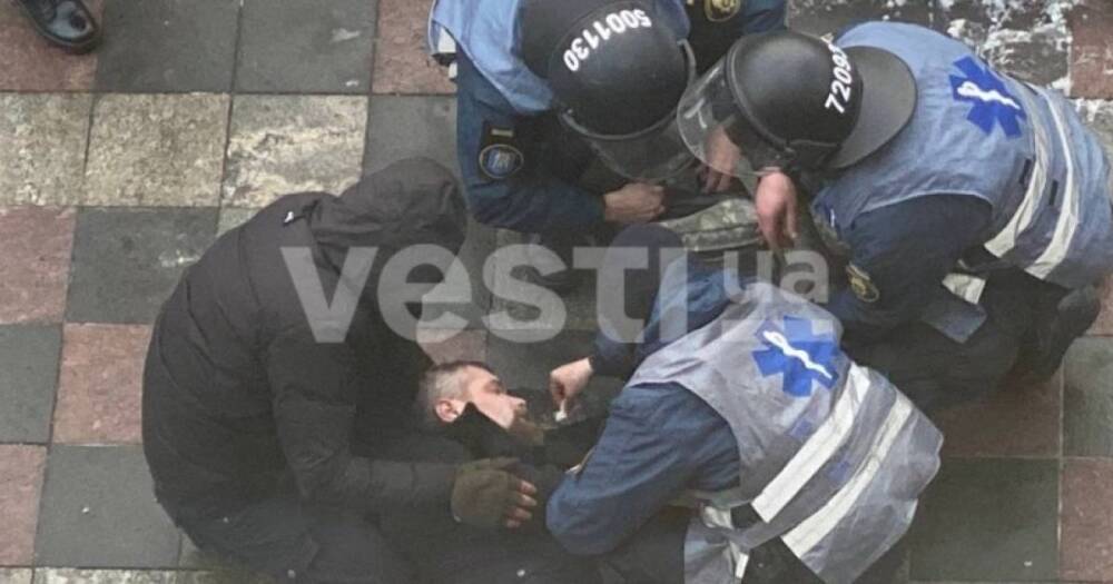 В "SaveФОП" заявили о гибели участника акции протеста под Радой. Полиция все опровергает