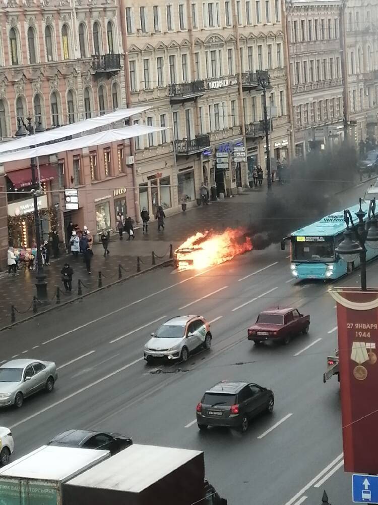 В Санкт-Петербурге за три дня сгорели четыре автомобиля