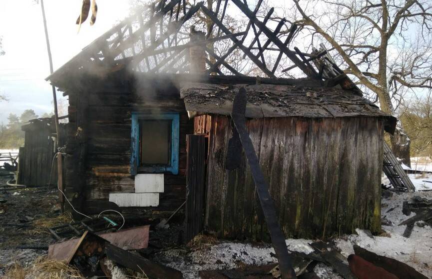 Отец и дочь сгорели в частном доме в Калинковичском районе