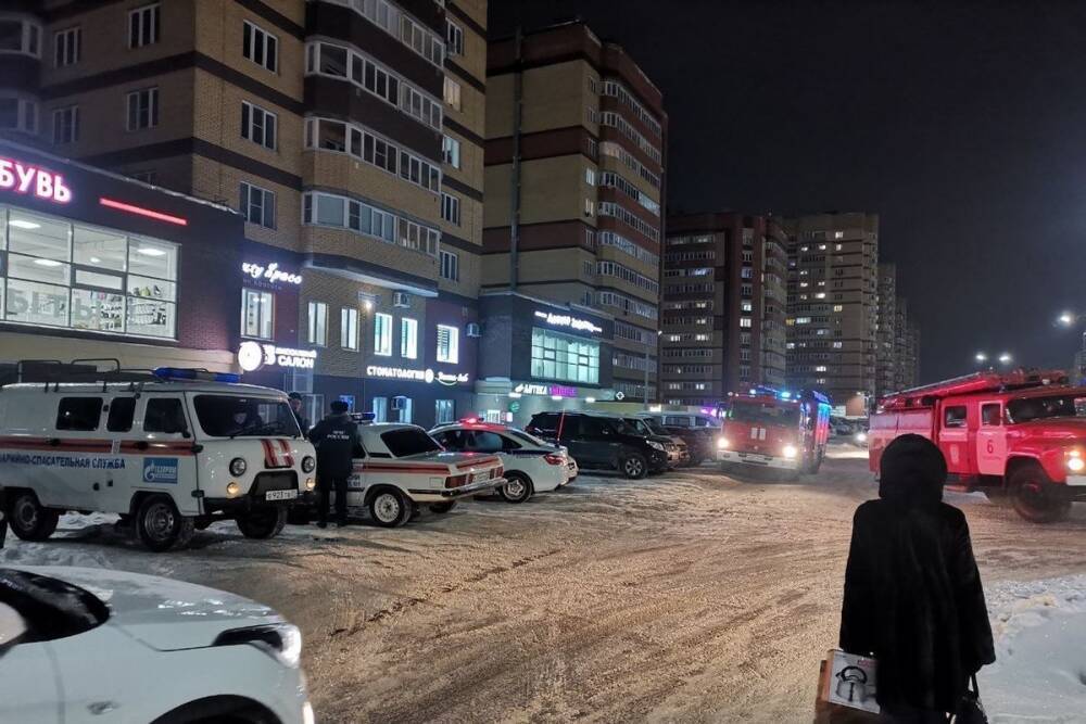 Взрыв газового баллона выбил окна в квартире города Чебоксары