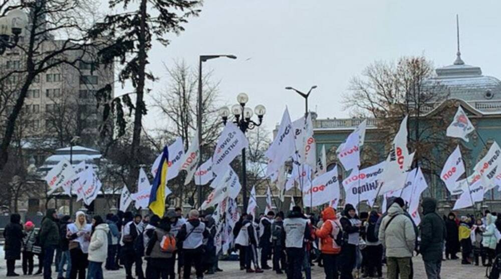 В Киеве снова митингуют ФОПы