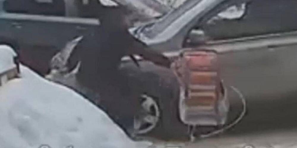 В Туле водитель намеренно сбил пешехода и попал на видео