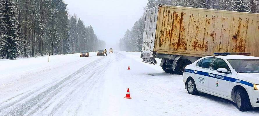 ГИБДД назвала причины смертельного ДТП с участием легковушки и грузовика в Карелии