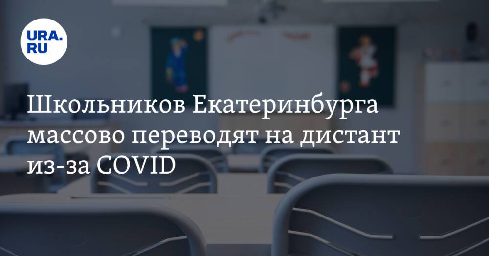 Школьников Екатеринбурга массово переводят на дистант из-за COVID