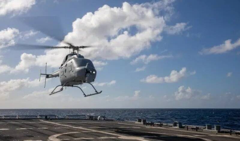 На американских кораблях появились разведывательные и ударные беспилотные вертолеты