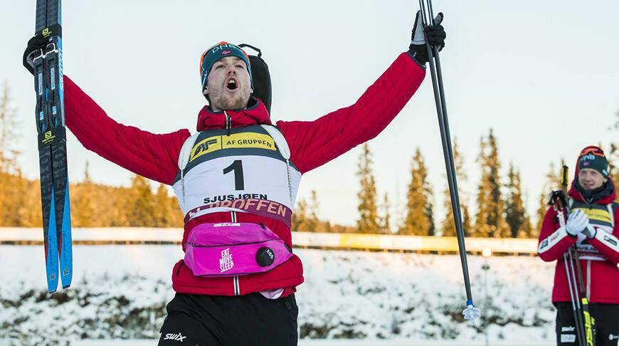 Норвежец Эрленн Бьентегор стал чемпионом Европы по биатлону в спринте