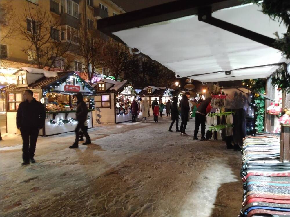 Рождественская ярмарка в центре Твери будет работать до конца новогодних каникул