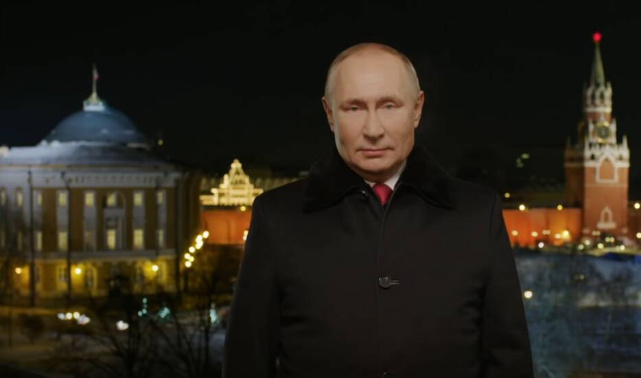 Песков назвал глупостью слухи о бронежилете Путина в ходе новогоднего поздравления