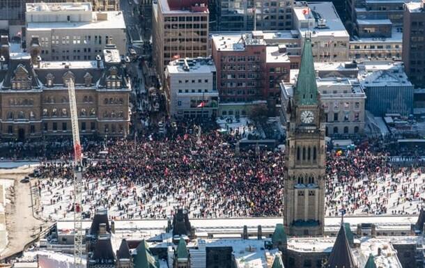 В Канаде проходит масштабный протест против обязательной вакцинации | Новости и события Украины и мира, о политике, здоровье, спорте и интересных людях