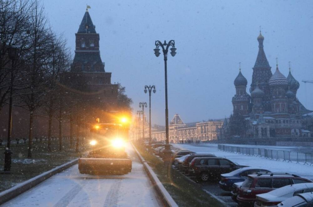 В понедельник в Москве ожидается до минус двух градусов