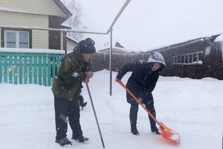 Пичаевские волонтёры присоединились к акции «Снежный десант»