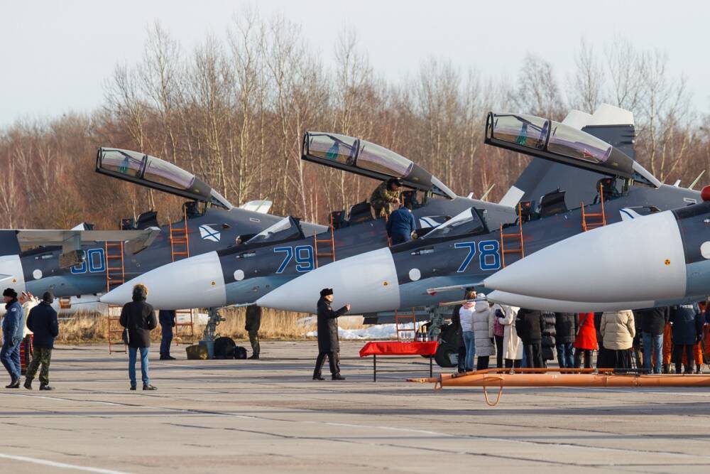Истребители Су-30СМ прибыли в Калининградскую область