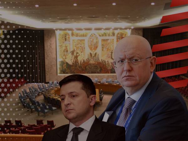 На засіданні Ради Безпеки ООН щодо нападу РФ на Україну Росія захищала себе спираючись на слова Зеленського