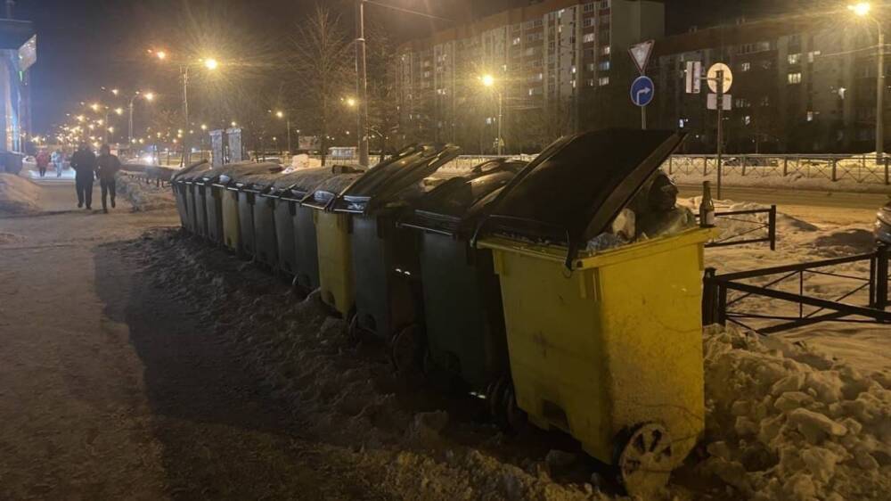 Жители Петербурга массово жалуются на горы неубранного мусора