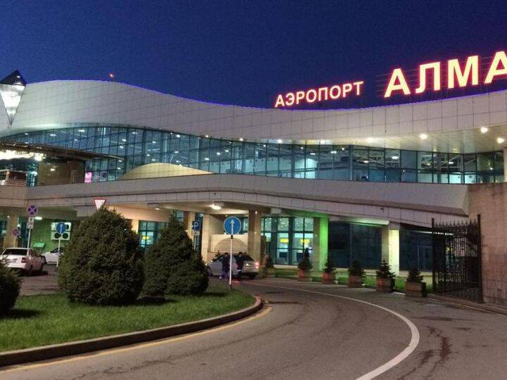 На фоне протестов рейсы из аэропорта Алматы в Киев переносят