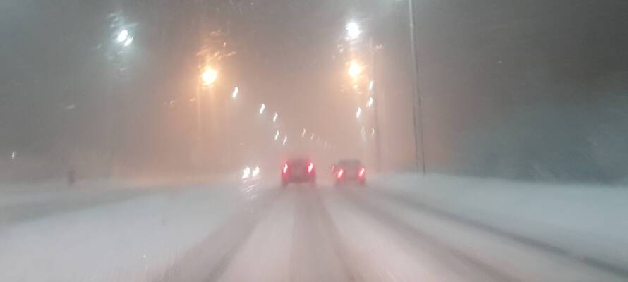 МЧС предупреждает о мощном снегопаде в Карелии