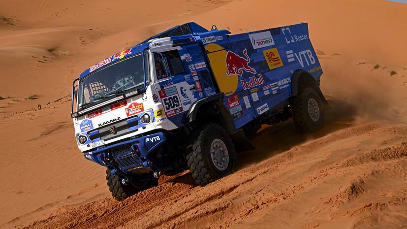 Экипаж Каргинова одержал победу на пятом этапа «Ралли Дакар» в зачёте грузовиков