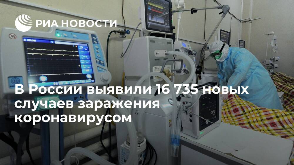 В России выявили 16 735 случаев заражения коронавирусом за сутки