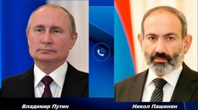 Путин и Пашинян по телефону обсудили ситуацию в Казахстане