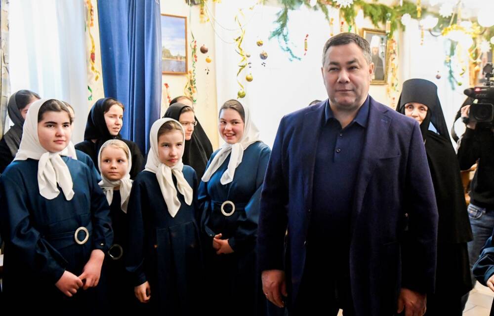 Игорь Руденя посетил праздник Рождества в Вознесенском Оршином монастыре