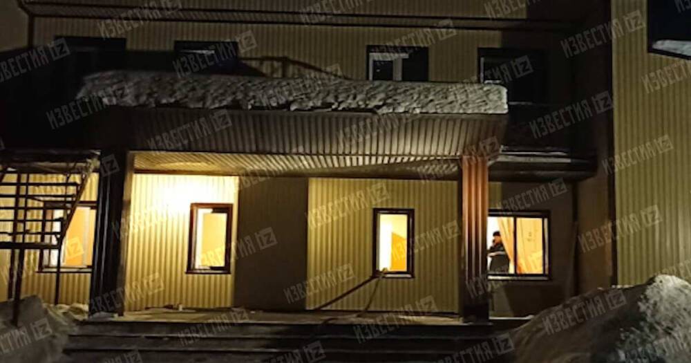 Видео с места смертельного пожара в кузбасском пансионате