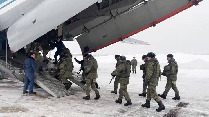 Больше трех тысяч миротворцев из стран ОДКБ прибыли в Казахстан