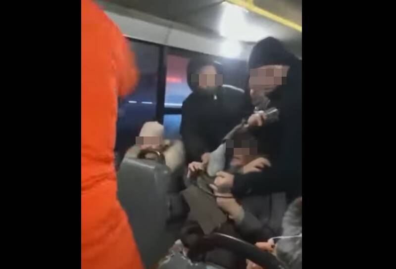 В Улан-Удэ дебоширы избили пассажирку автобуса с ребёнком