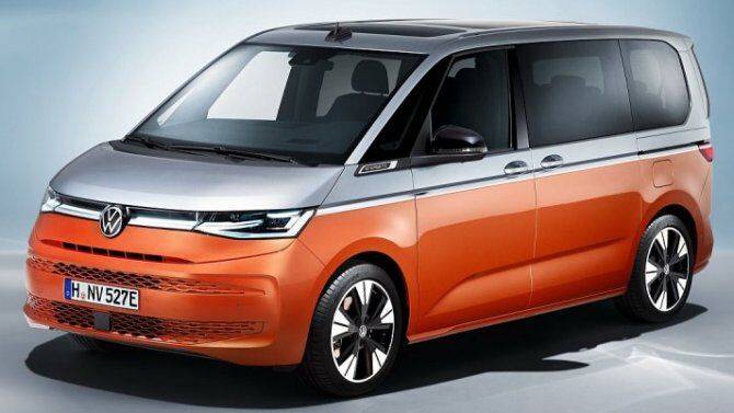 В России начались продажи обновлённых Volkswagen Multivan Т7