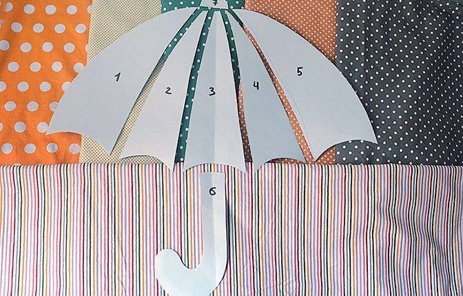 Погода в доме: шьем зонт-подушку своими руками
