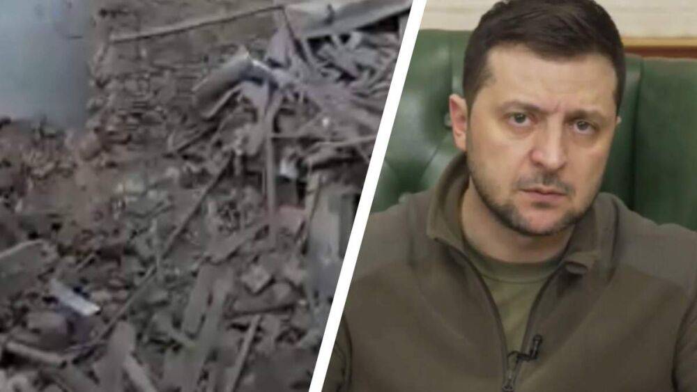 Зеленский опубликовал жуткое видео после обстрела Николаева