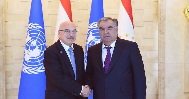 Эмомали Рахмон и заместитель Генсекретаря ООН обсудили вопросы сотрудничества Таджикистана и ООН