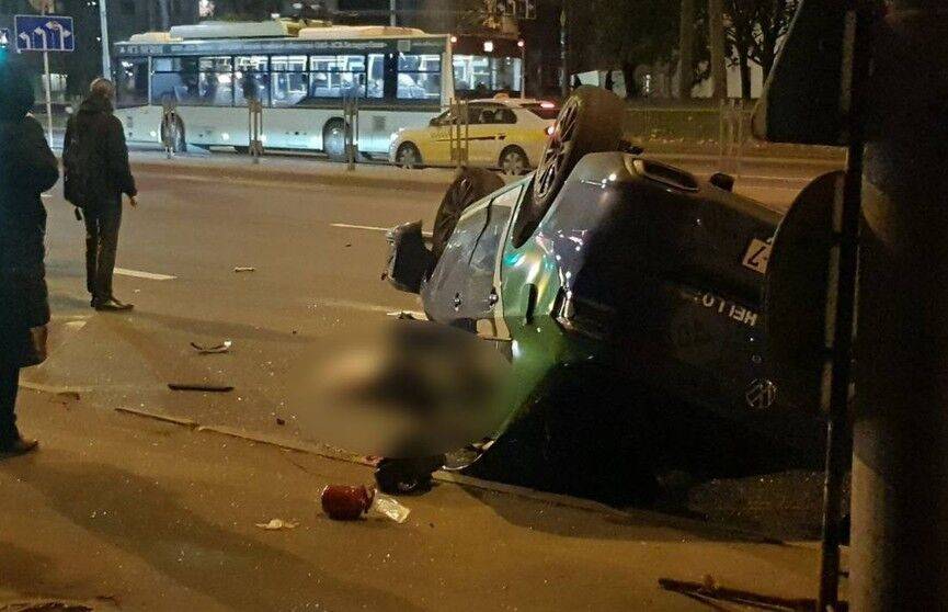 Виновник серьезной аварии на улице Вирской в Минске был пьян – ГАИ