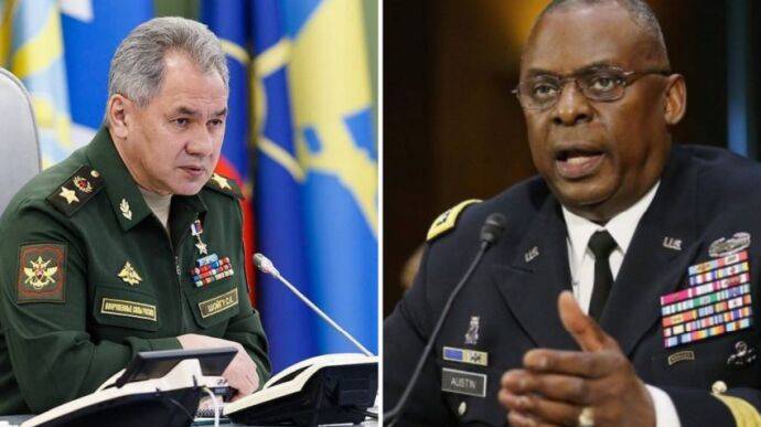 Шойгу поговорил с главой Пентагона о войне в Украине