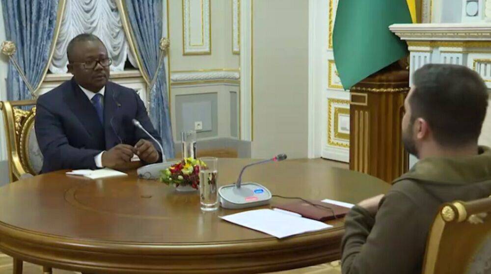 Президент Гвинеи-Бисау посетил Киев и встретился с Зеленским