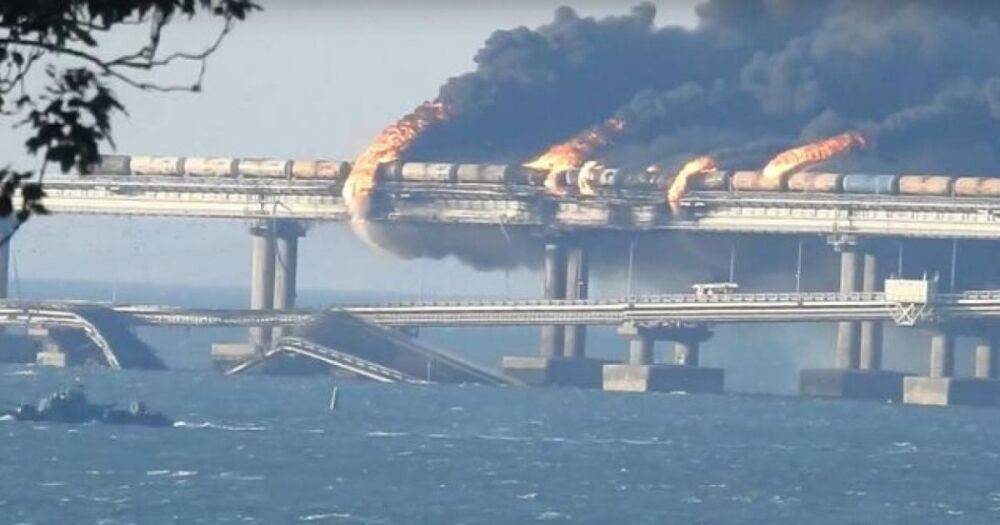 "Россияне далеки от истины": СБУ о расследовании взрыва на Крымском Мосту