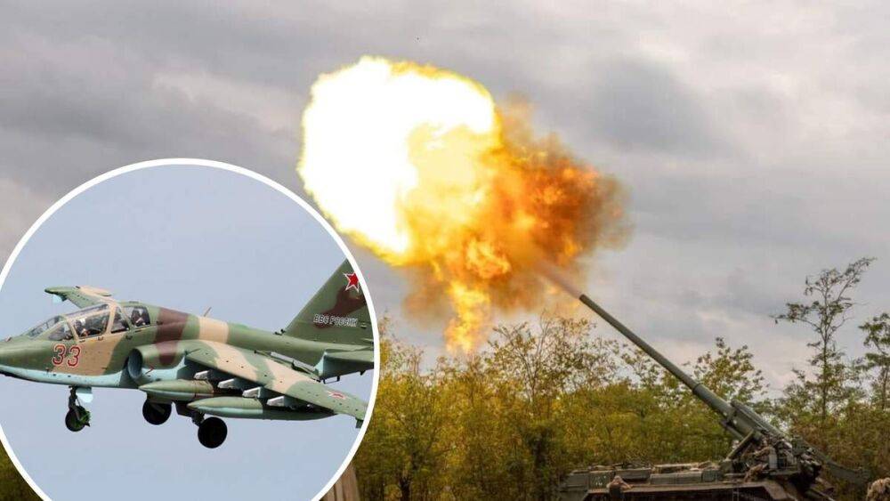В Херсонской области приземлили вражеский штурмовик Су-25